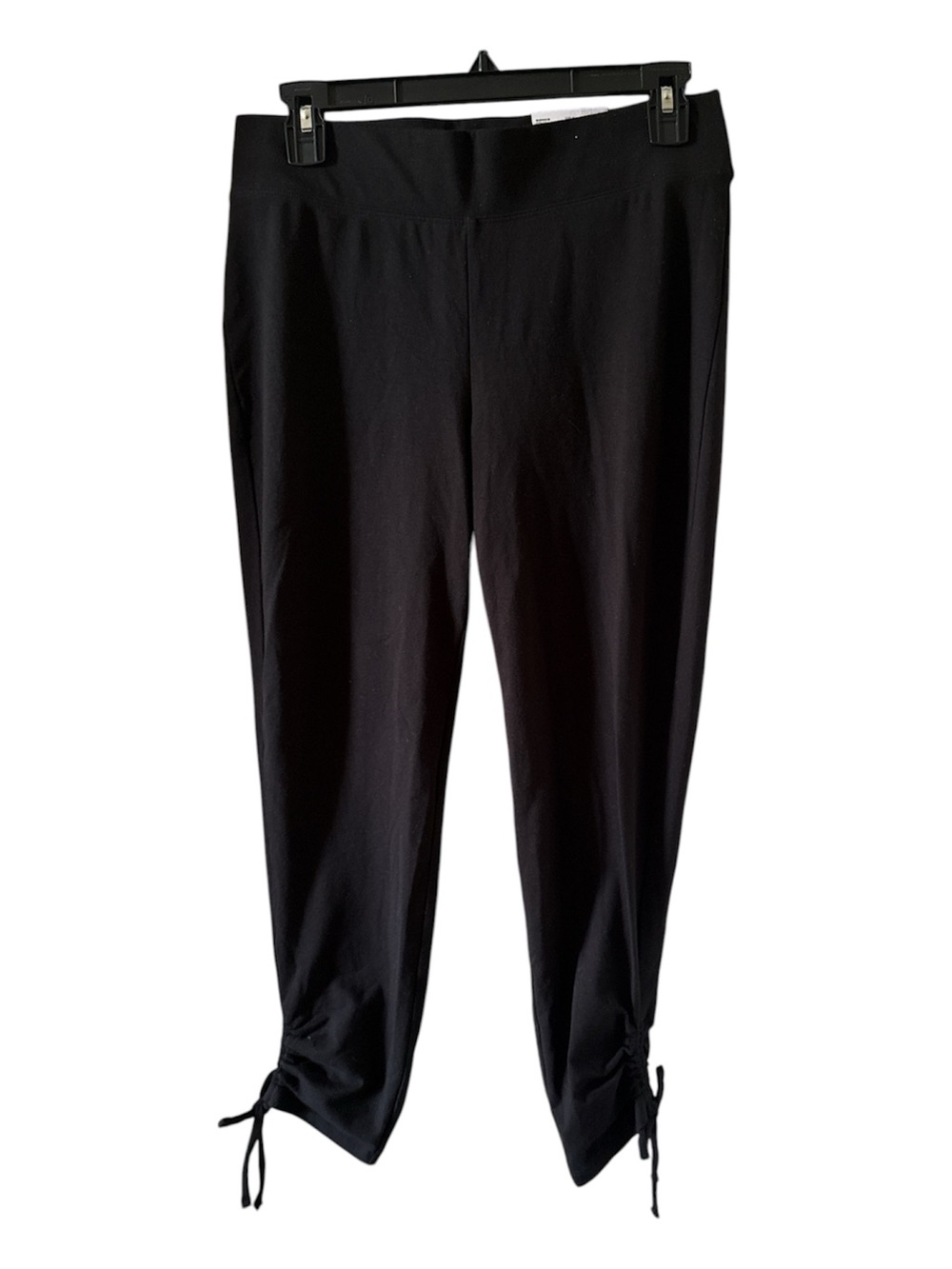 Sonoma Black Ankle Leggings with Hem Ties